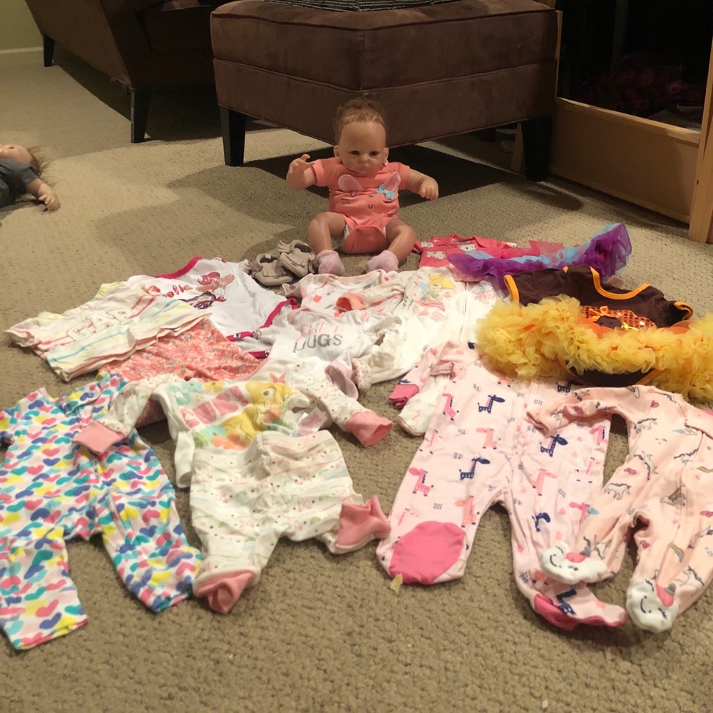 COPY - reborn clean! With baby clothes and access…